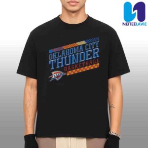 Oklahoma City Thunder Stadium Essentials Unisex Drive to Win 2025 Merchandise Unisex T-Shirt