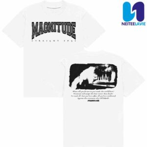 Outnumbered T-Shirt MAGNITUDE – STRAIGHT EDGE WHITE Merchandise 2025