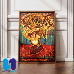 Pearl Jam Teen Jesus And The Jean Teasers In Pittsburgh PA On May 16 2025 At PPG Paints Arena Poster Canvas