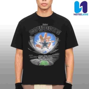 Post Malone X Dallas Cowboys Big Ass Stadium Tour 2025 Texas May 9 2025 T-Shirt
