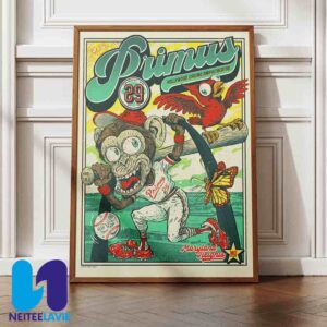 Primus Concert Poster In Maryland Heights MO On May 29 2025 At Hollywood Casino Amphitheatre Home Decor Poster Canvas