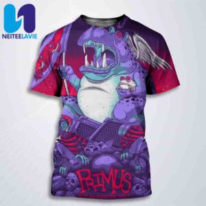 Primus In Farifax VA On May 18 At Eaglebank Arena 2025 All Over Print T-Shirt