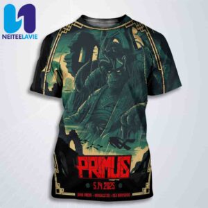 Primus In Manchester NH On May 14 2025 At Snhu Arena All Over Print T-Shirt