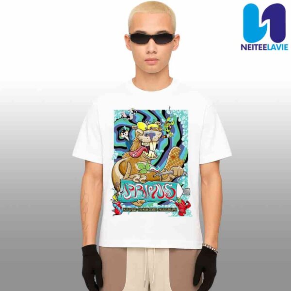 Primus In Philadelphia PA On May 15 At TD Pavilion at the Mann Merchandise Unisex T-Shirt