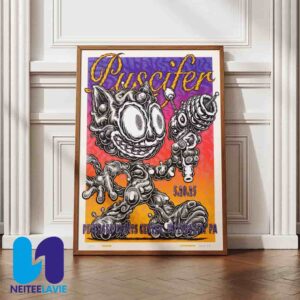 Puscifer In Pittsburgh PA On May 20 2025 At Petersen Events Center Home Decor Poster Canvas