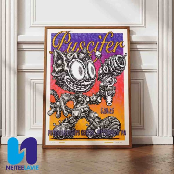 Puscifer In Pittsburgh PA On May 20 2025 At Petersen Events Center Home Decor Poster Canvas
