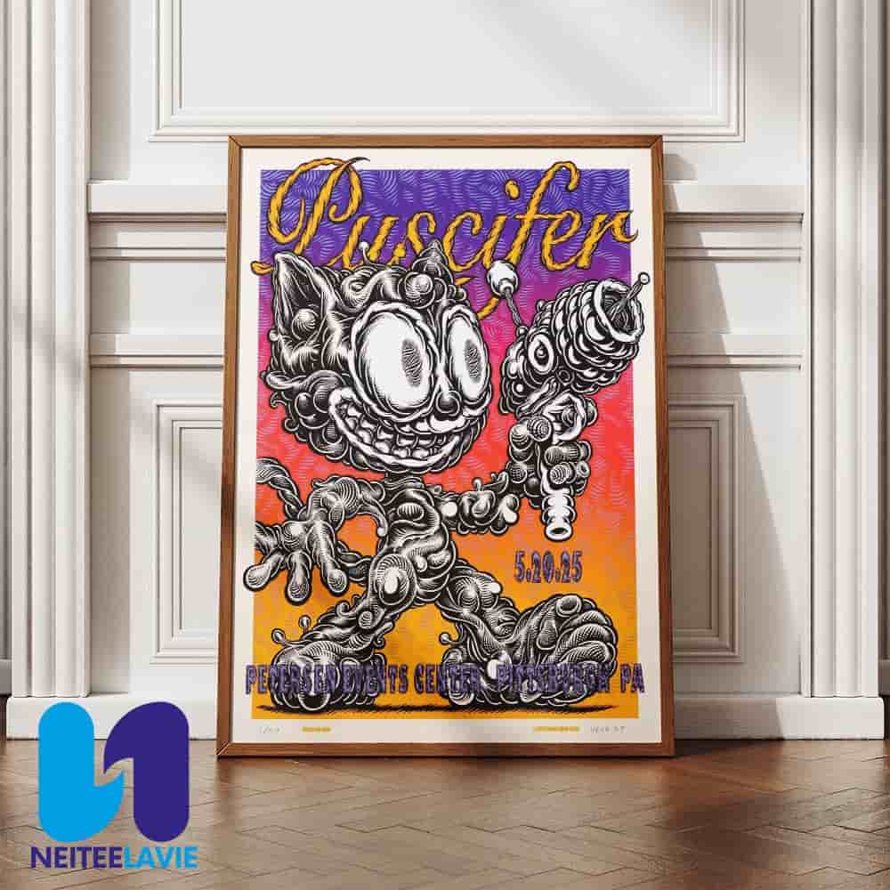 Puscifer In Pittsburgh PA On May 20 2025 At Petersen Events Center Home Decor Poster Canvas Puscifer In Pittsburgh PA On May 20 2025 At Petersen Events Center Home Decor Poster Canvas