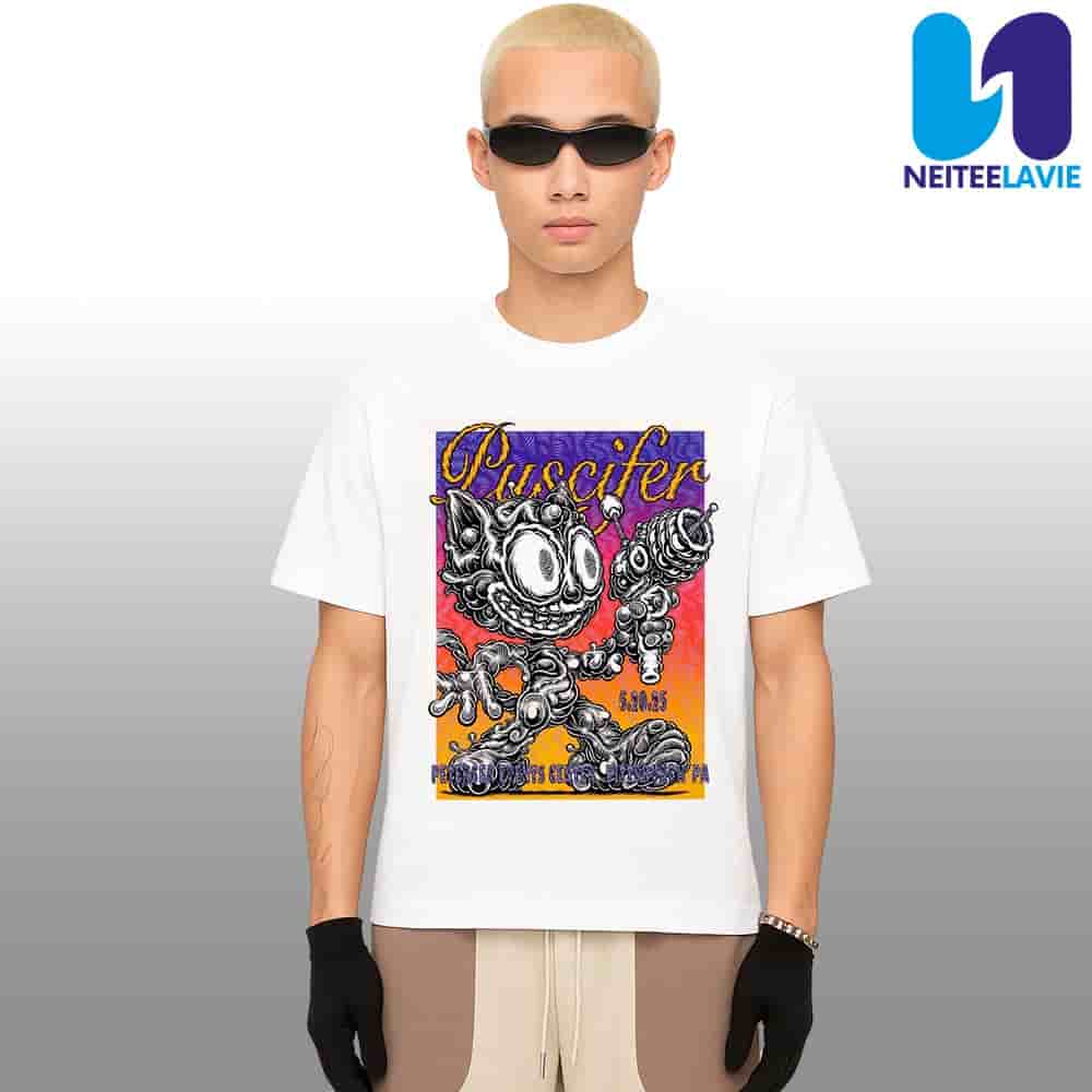 Puscifer In Pittsburgh PA On May 20 2025 At Petersen Events Center Merchandise Unisex T-Shirt Puscifer In Pittsburgh PA On May 20 2025 At Petersen Events Center Merchandise Unisex T-Shirt