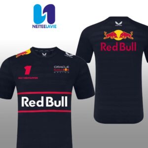Oracle Red Bull Racing F1 Replica Max Verstappen All Over Print T-Shirt
