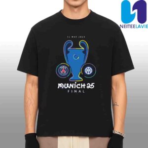 Road to Munich 2025 UCL Final Collection Champions League Final Munich Merchandise Unisex T-Shirt