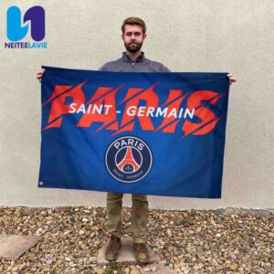 Road to Munich 2025 UCL Final Collection PSG Crest Stripe Flag Garden House