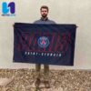 Road to Munich 2025 UCL Final Collection PSG Crest Stripe Flag Garden House
