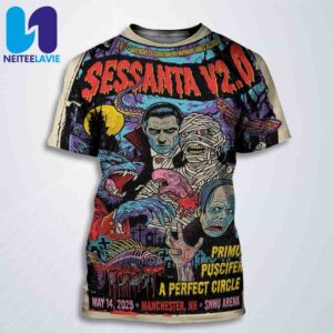 Sessanta V2.0 In Manchester NH On May 14 2025 At Snhu Arena All Over Print T-Shirt