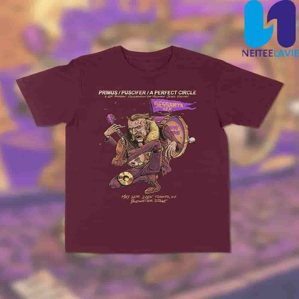 Sessanta V2.0 In Toronto ON On May 22 2025 At Budweiser Stage Merchandise Unisex T-Shirt Sessanta V2.0 In Toronto ON On May 22 2025 At Budweiser Stage Merchandise Unisex T-Shirt