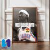 Shai Gilgeous-Alexander Kia MVP NBA Awards 2024-25 Home Decor Poster Canvas