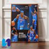 Tyrese Haliburton Indiana Pacers Has Been Named All-NBA Third Team For The Second Straight Year Home Decor Poster Canvas