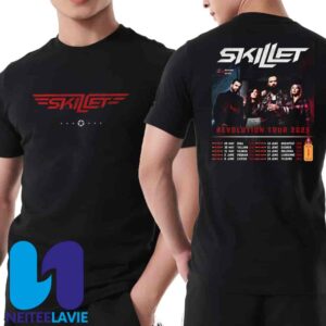 Skillet Revolution Tour 2025 Schedule List Dates And New Album Revolution Out With Tour Two Sides Unisex T-Shirt