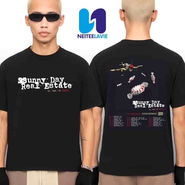 Sunny Day Real Estate US CAN UK Tour Dates 2025 Merchandise Unisex T-Shirt