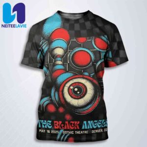 The Black Angels In Denver CO On May 16 At Gothic Theatre 2025 All Over Print T-Shirt