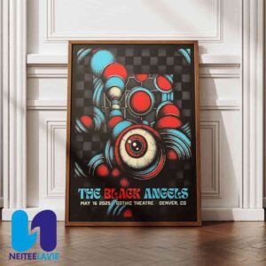 The Black Angels In Denver CO On May 16 At Gothic Theatre 2025 Poster Canvas