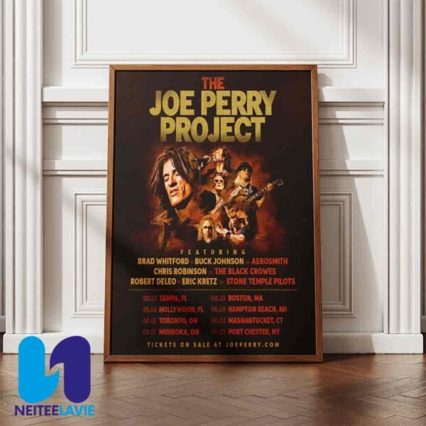 The Joe Perry Project The First Solo Shows For Perry This Year 2025 Poster Canvas