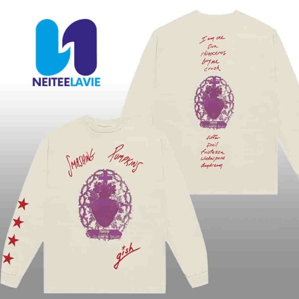 The Smashing Pumpkins Gish Tracklist Longsleeve Merch Unisex Shirt