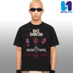 The Smashing Pumpkins Rock Invasion Tour 2025 Merchandise Unisex T-Shirt
