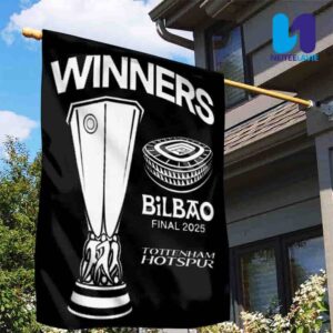 Tottenham Hotspur EUFA Europa League 2025 Winners Merchandise Pennant Garden House