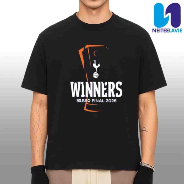 Tottenham Hotspur Merch EUFA Europa League 2025 Winners Unisex T-Shirt