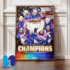 USA Hockey Golden US Mens National Team History Made For The First Time In 92 Years Home Decor Poster Canvas