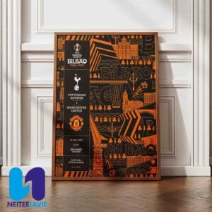 Uefa Europa League Bilbao Final 2025 On May 21 At San Mames Stadium Home Decor Poster Canvas