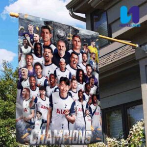 We Are Spurs Tottenham Hotspur FC Champions EUFA Europa League Bilbao 2025 Garden House Flag