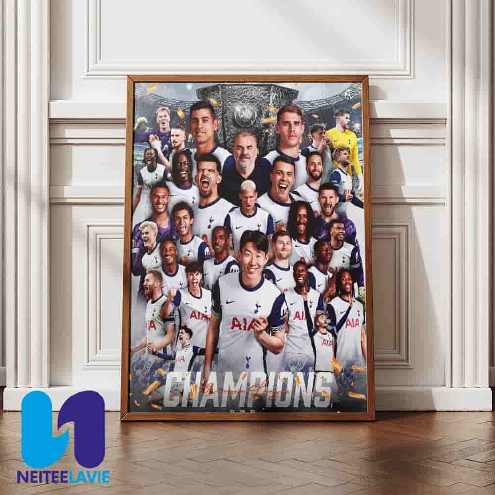 We Are Spurs Tottenham Hotspur FC Champions EUFA Europa League Bilbao 2025 Home Decor Poster Canvas We Are Spurs Tottenham Hotspur FC Champions EUFA Europa League Bilbao 2025 Home Decor Poster Canvas