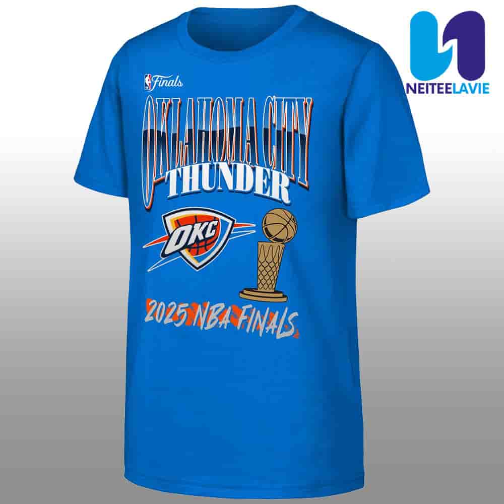 Youth Oklahoma City Thunder 2025 NBA Finals Unisex T-Shirt Youth Oklahoma City Thunder 2025 NBA Finals Unisex T-Shirt