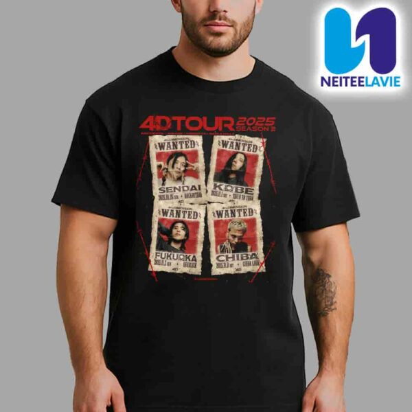 4th Dimension Earthists HIKAGE Prompts Sable Hills 4d Tour 2025 Season 2 Merchandise Unisex T-Shirt