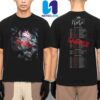 Ado Hibana World Tour 2025 Gothic Blue Blast Graphic Merchandise Unisex T-Shirt
