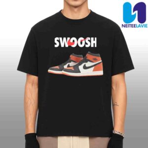 Air Jordan 1 Retro High OG Nike Swoosh Logo Shattered Backboard Sneaker Merchandise Unisex T-Shirt