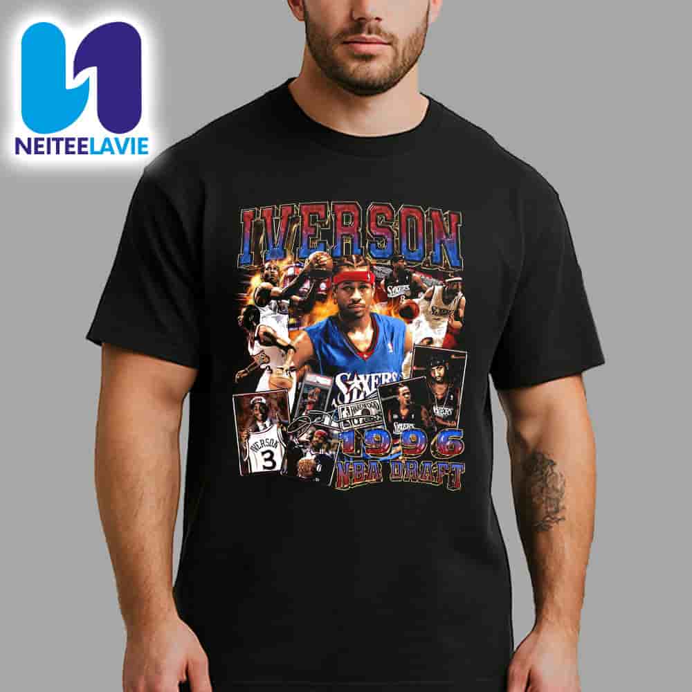 Allen Iverson NBA Draft Merchandise Unisex T-Shirt Allen Iverson NBA Draft Merchandise Unisex T-Shirt