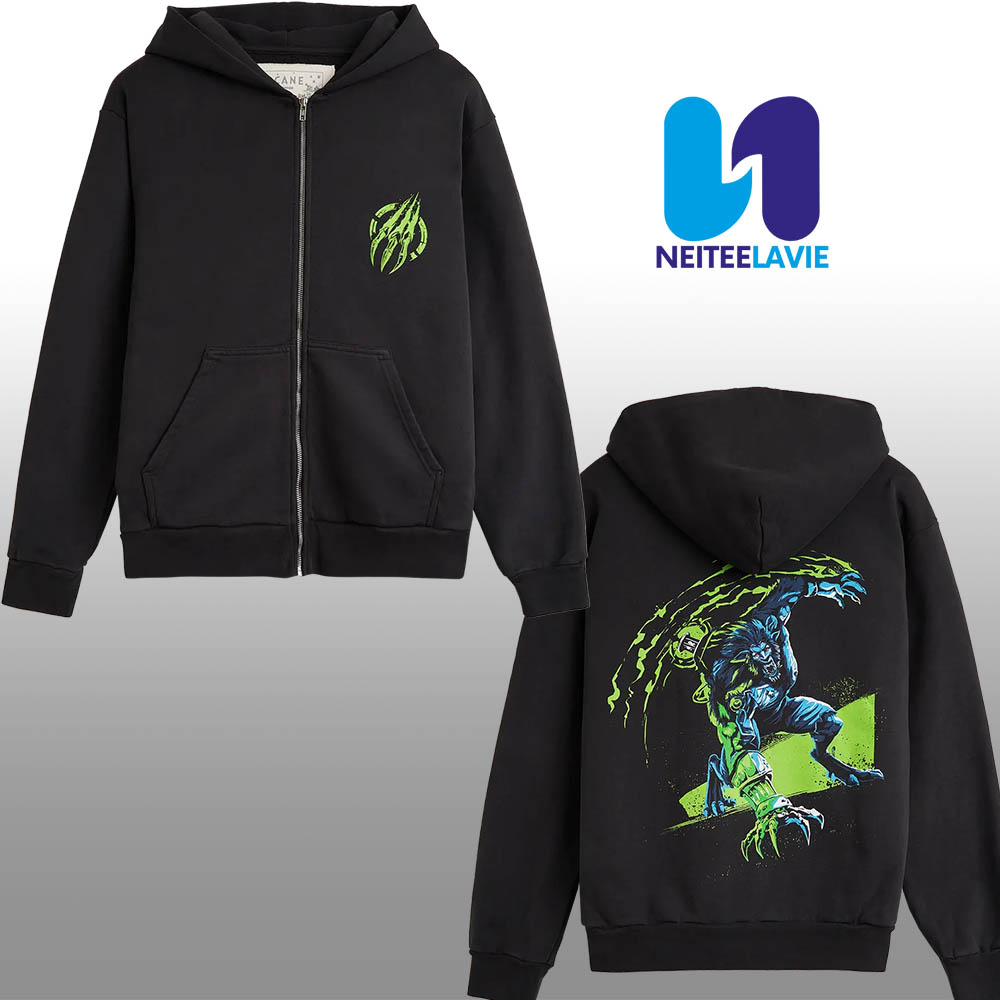 Arcane Warwick Full Zip Hoodie Merchandise 2025 Shirt Arcane Warwick Full Zip Hoodie Merchandise 2025 Shirt