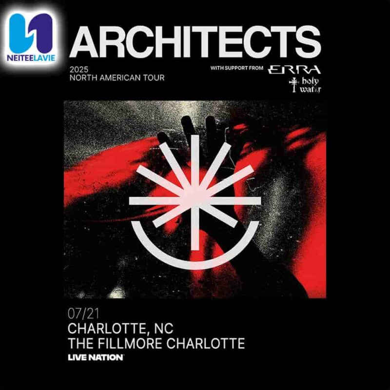 Architects North American Tour Charlotte NC 2025 Live at The Fillmore on July 21