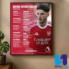 Wolverhampton Wanderers FC Premier League Fixtures 2025-26 Full Season Schedule Released Home Decor Poster Canvas