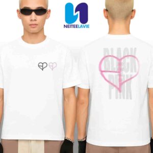 BLACKPINK Deadline World Tour 2025 Graffiti Heart Tee Design Merchandise Two Sides Unisex T-Shirt