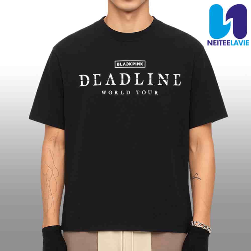 BLACKPINK Deadline World Tour 2025 Official Concert Merchandise Unisex T-Shirt BLACKPINK Deadline World Tour 2025 Official Concert Merchandise Unisex T-Shirt