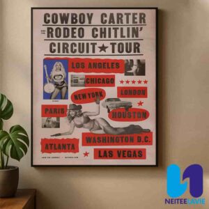 Beyonce Cowboy Carter And The Rodeo Chitlin Circuit Tour 2025 Home Decor Poster Canvas