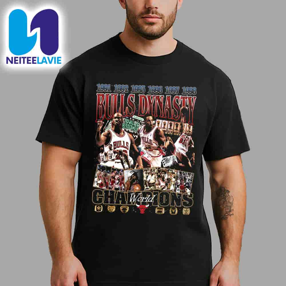 Bulls Dynasty World Champions Merchandise Unisex T-Shirt Bulls Dynasty World Champions Merchandise Unisex T-Shirt