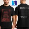 Chaos And Carnage North American Tour Dates List 2025 Merch Two Sided Unisex T-Shirt