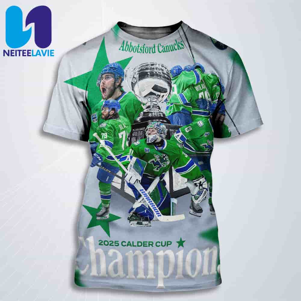 Congrats Abbotsford Canucks Winners AHL Calder Cup 2025 Champions All Over Print T-Shirt Congrats Abbotsford Canucks Winners AHL Calder Cup 2025 Champions All Over Print T-Shirt