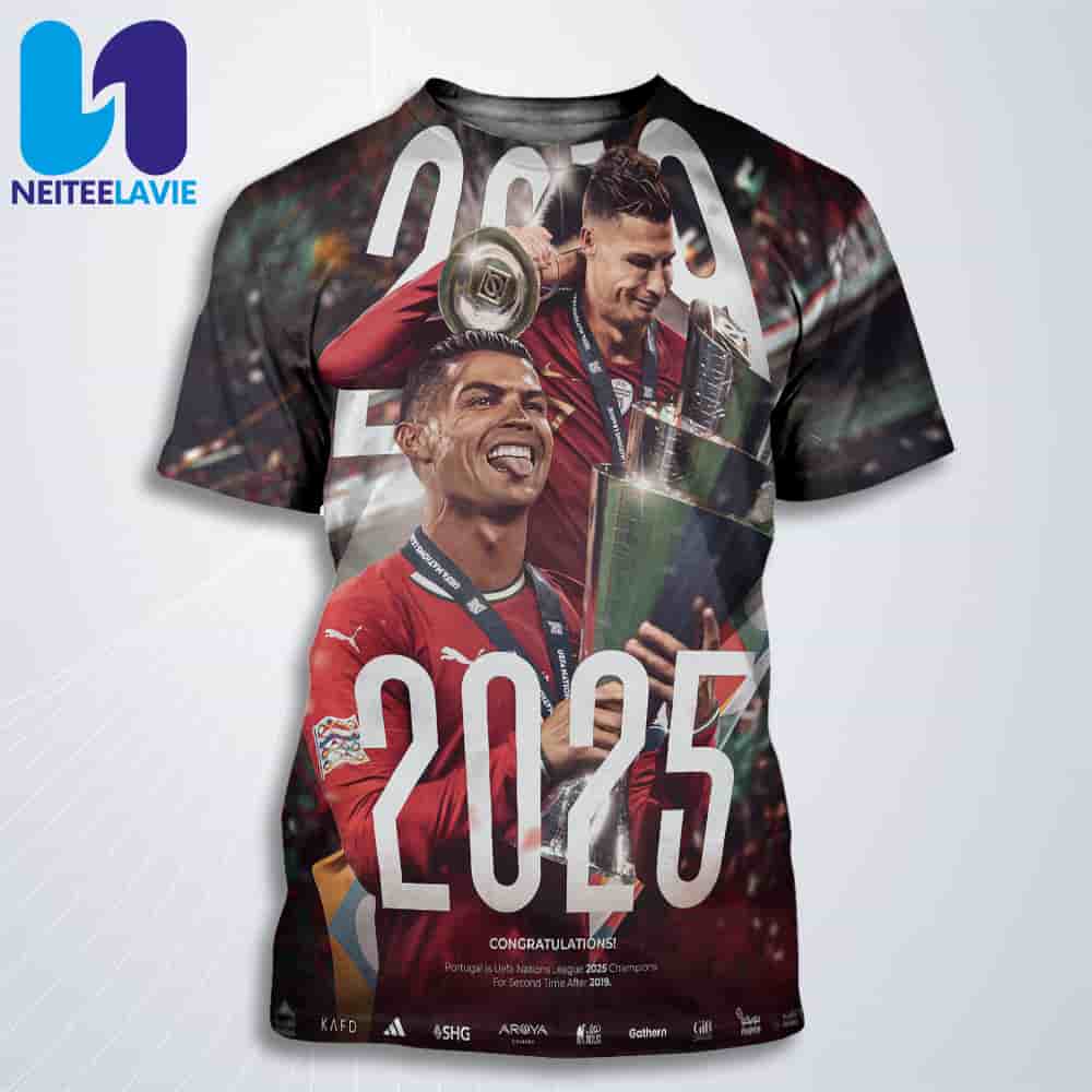 Congrats Cristiano Ronaldo Add Another International Trophy 2025 All Over Print T-Shirt Congrats Cristiano Ronaldo Add Another International Trophy 2025 All Over Print T-Shirt