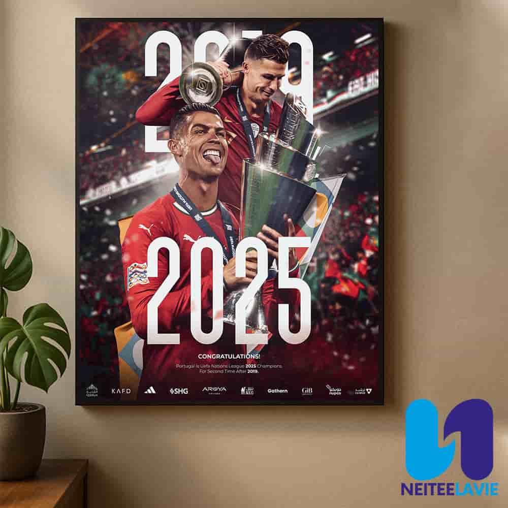 Congrats Cristiano Ronaldo Add Another International Trophy 2025 Home Decor Poster Canvas Congrats Cristiano Ronaldo Add Another International Trophy 2025 Home Decor Poster Canvas