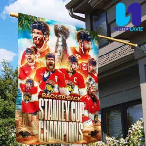 Congrats Florida Panthers Winners Back To Back Stanley Cup Champions 2025 Garden House Flag